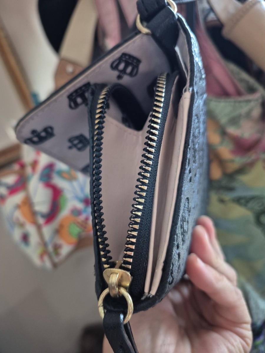 Juicy Couture Wordy Wallet-on-a String in Black Color View 3