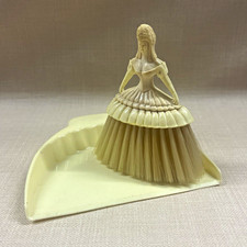 Vintage Betterware Crinoline Lady Crumb Brush & Tray Set - 60s Retro