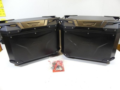 Givi Monokey Outback Evo Seitenkoffer Alu schwarz Cam-Side, Paar 48L M01704