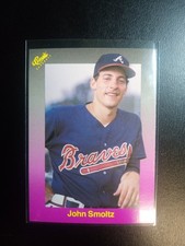 John Smoltz 1989 Classic Update Purple Travel Edition #174 Rookie RC HOF