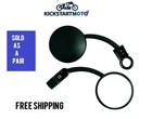 PAIR Fold Down Enduro Mirrors For Yamaha WR250F WR450F WR 250 450 TTR TT 600