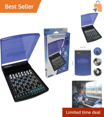 Portable Electronic Chess Set - 32 Pieces & 64 Difficulty Levels Included
