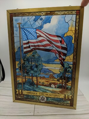 Jack Woodson America The Beautiful Glass Master Made In USA 13 L x