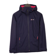 Women Berghaus Hydroshell Jacket Hooded Waterproof Breathable Size S VAR955