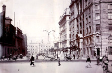 1926 Downtown Nanking Road Street Scene China Yangtze Patrol Original Photo F168