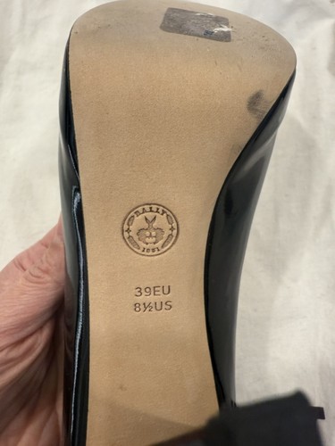 Bally Black Leather Patent heel - 第 5/6 張圖片