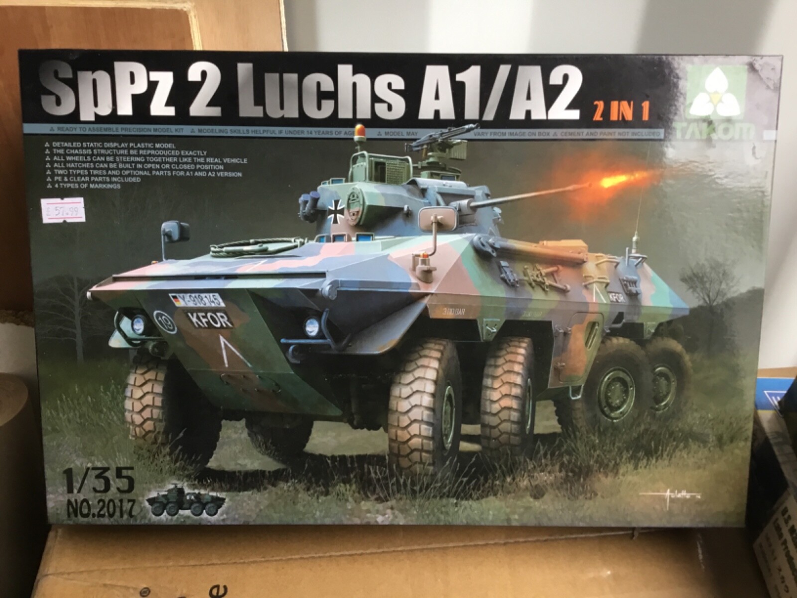 Takom 1:35 Bundeswehr SpPz 2 Luchs A1/A2 2-in-1
