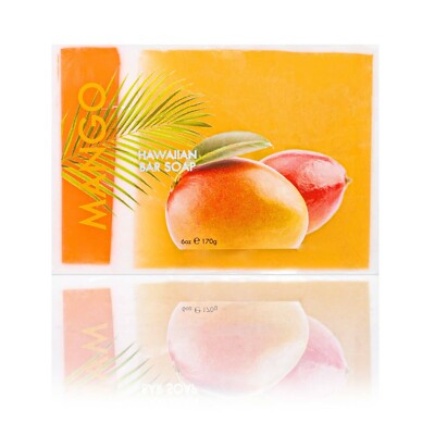 Maui Soap Co Mango Bar Soap with Kukui & Coconut Oil 6oz