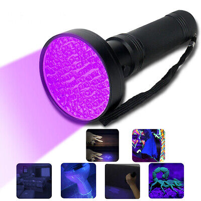 Pet Stains… UV Flashlight 100 LEDs 395 nm UV Detector Light for Dog Cat Urine