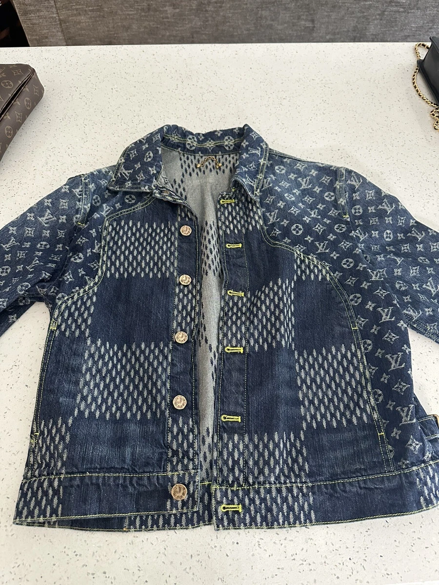 Louis Vuitton Patchworked Portrait Denim Jacket