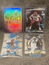 Ikem Ekwonu Auto RC 2022 Panini Illusions Rookie Signs Black #’d /50 & 3 RC LOT