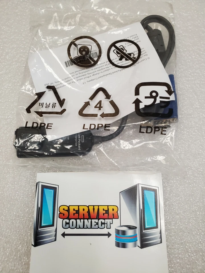 -- NEW IN STATIC BAG-- AF628A HP KVM CONSOLE USB INTERFACE ADAPTER  748740-001 - Image 2 of 2