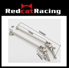 Redcat.Toys 06047 Silver Steel universal shaft 2 pcs 106015 Redcat Exceed HSP