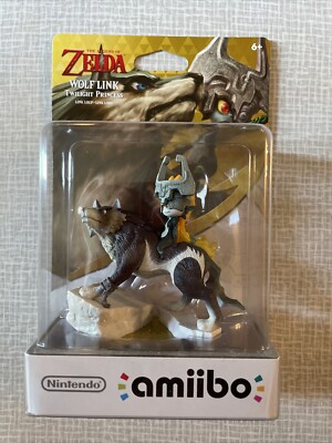 Nintendo Amiibo Legend of Zelda: Wolf Link Amiibo Figure New