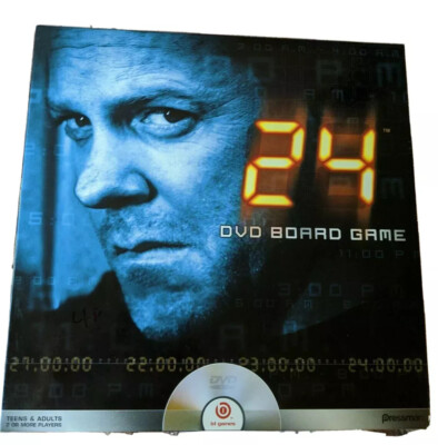 24 TV Show DVD Board Game Trivia Game Jack Bauer Pressman Boardgame New