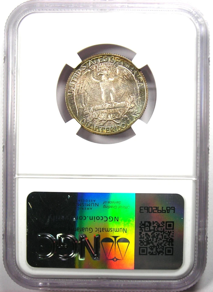 1943-S Washington Quarter 25C - Certified NGC MS67+ Plus Grade - $2,000 Value! - Image 3 of 4