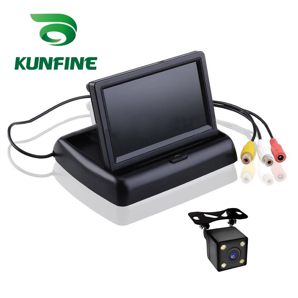 Wireless Car Styling 4.3 inch Car Monitor Rear View Reverse Backup Camera - Image 2 of 4