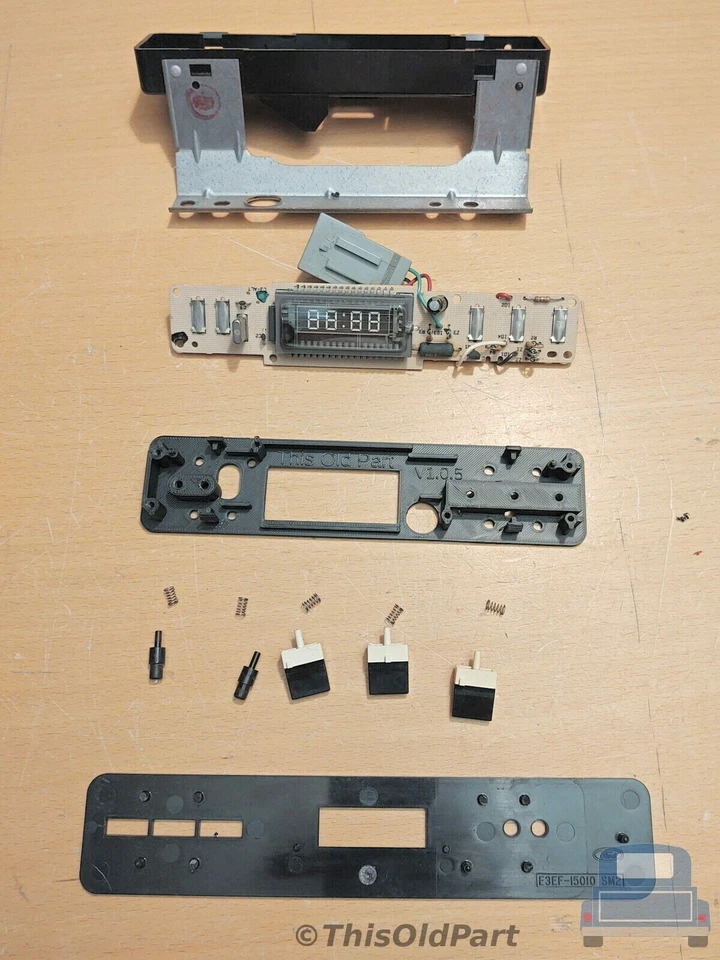 Relógio de fábrica 80-86 - Ford F150 F250 F350 Bronco recondicionado REFURB - Imagem 3 de 3