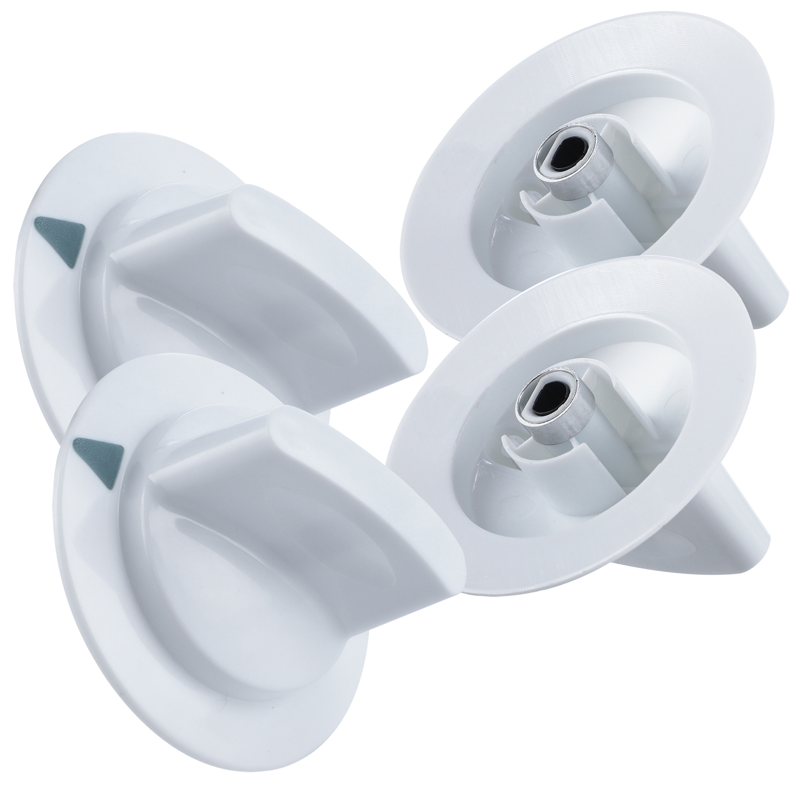 4x Dryer Timer Control Knob White Fits GE Hotpoint RCA 212D1721 AP399516 WE1M652