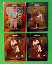 2022 Prizm Baseball - Tampa Bay Rays Red, Blue Velocity Lot (4)
