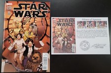 Star Wars (2015) #1 Variante Bob McLeod FIRMADO Jason Aaron Notariado WOS