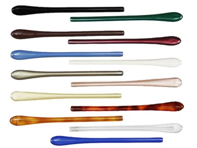 OPTOTEC OPTOTECHNISCHER GERÄTEBAU GMBH RATHENOW Brillen Bügelenden Acetat Ø 1,35 mm Schmale Ausführung Wechselbügelenden 65 mm