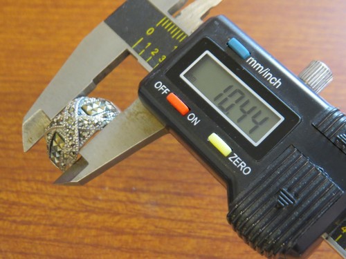 Anello Vintage Estate Argento Sterling 925 Marcasite Grappolo Crossover X Misura 7 E - Foto 5 di 12