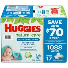 pallet of baby wipes