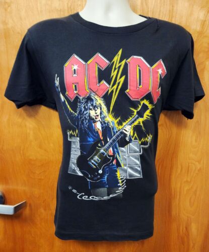 AC/DC Acdc Guitar Explosion Logo Men's Unisex T-Shirt by Dirty Cotton Scoundrels