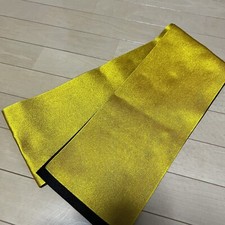 Obi Yukata Japan Width 7inch Length 128inch Gold black