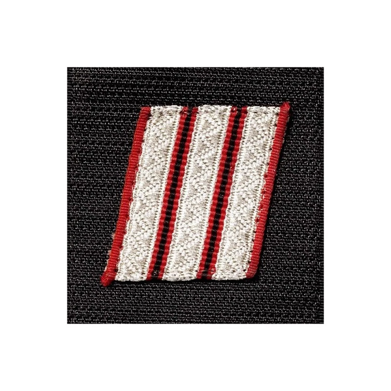 GALON POITRINE SERGENT CHEF SOUPLE SAPEUR POMPIER SUR SCRATCH NEUF GRADE SCH