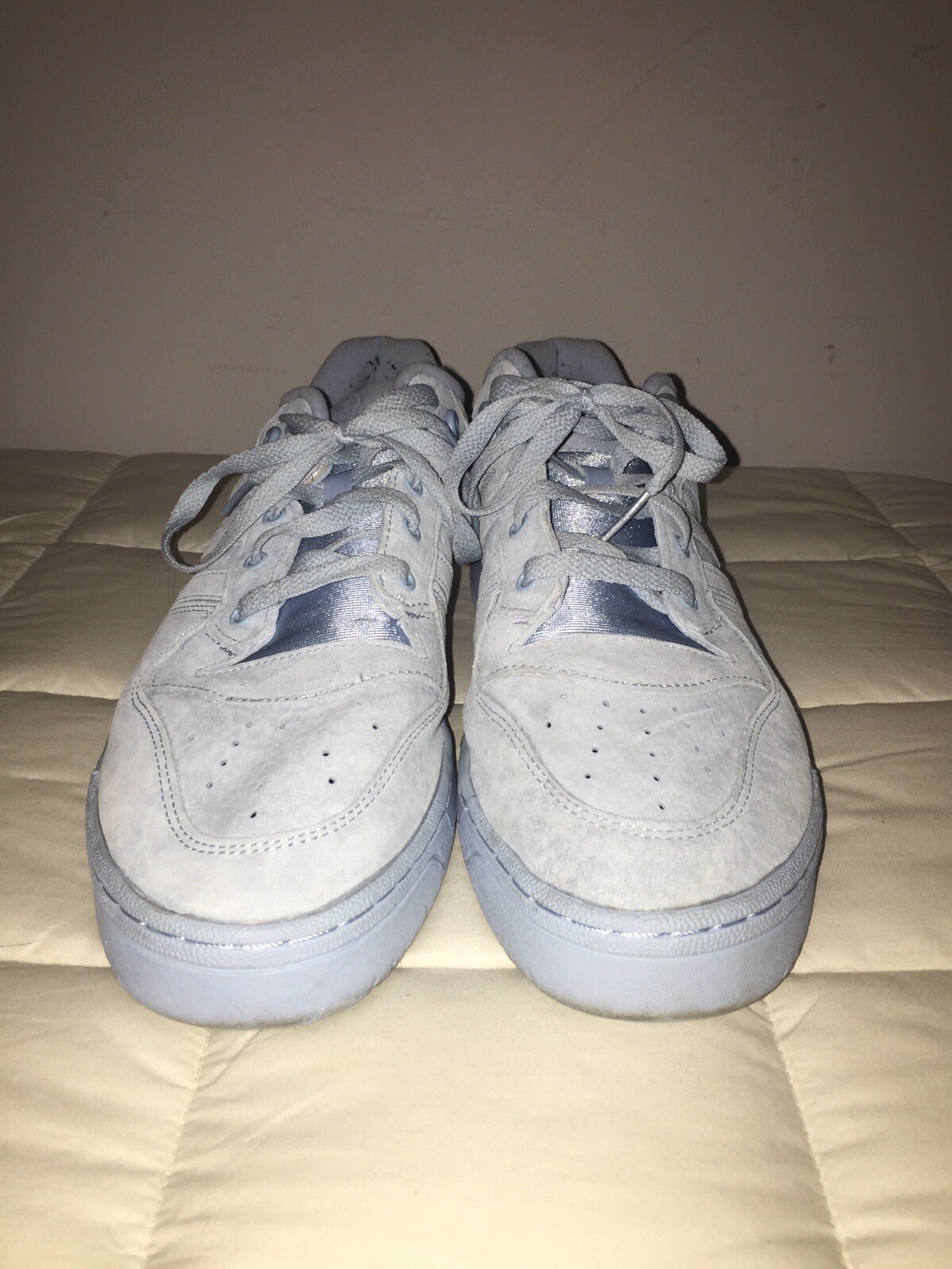 adidas gray suede sneakers