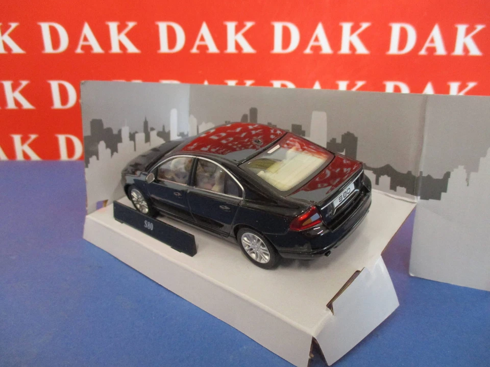 Die cast 1/43 Modellino Auto Volvo S80 Black 2006 by Cararama - Immagine 3 di 4