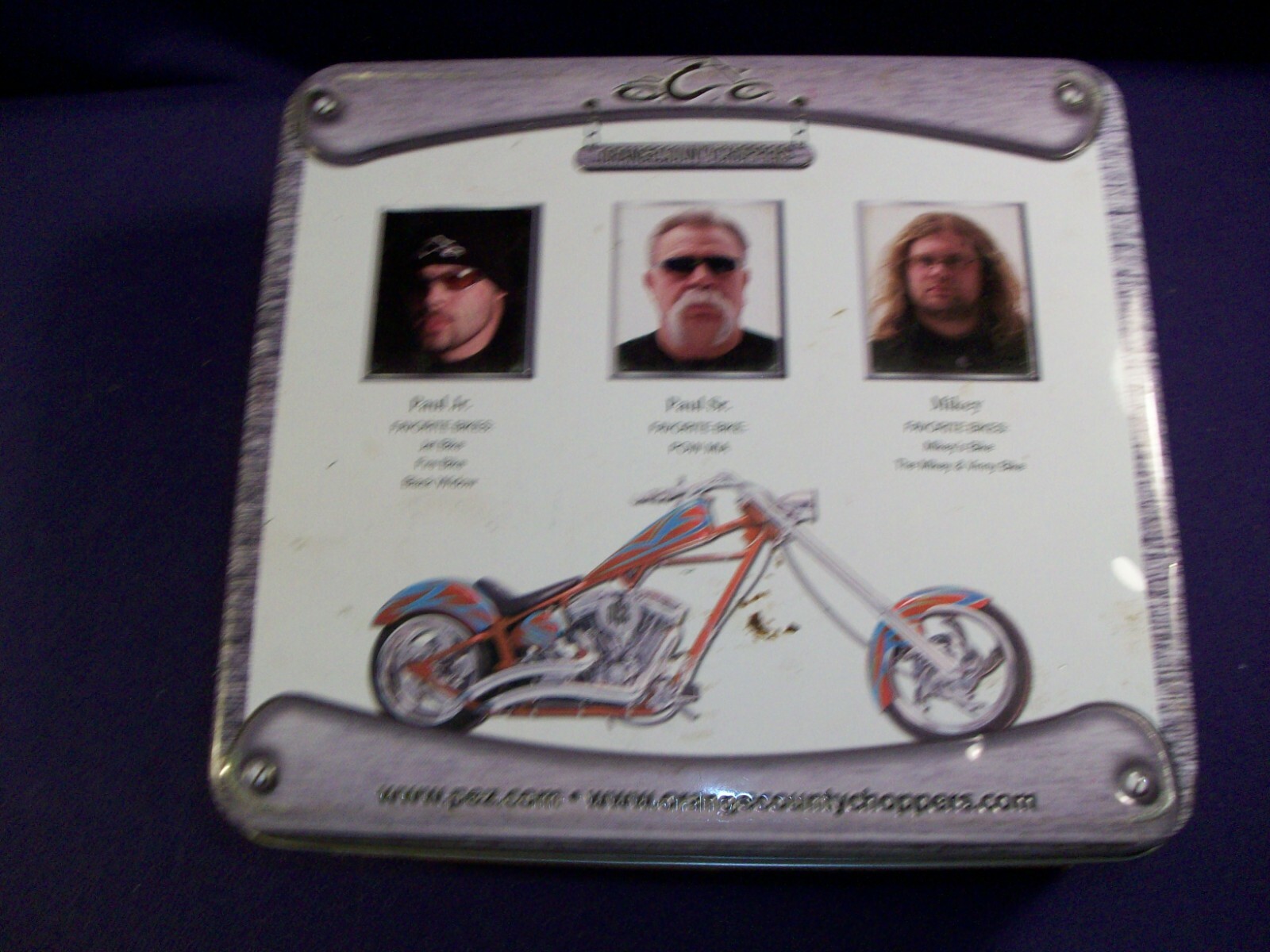 Orange County Choppers PEZ Candy Dispenser Collector Tin Gift Set eBay