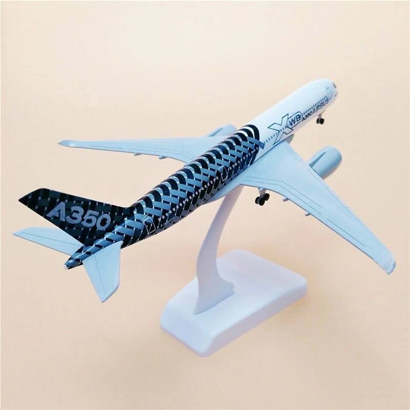 Modelo de avión fundido a presión de aleación 1:350 colección de regalo 20 cm Airbus A350 XWB prototipo Foto 4 de 4