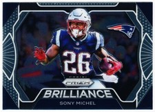 Sony Michel 2019 Panini Prizm Football Brilliance #B-SM New England Patriots