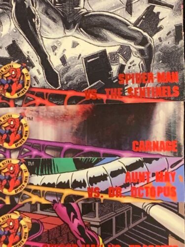 1997 Fleer ULTRA SPIDER-MAN BLUE and RED FOIL Singles #2 - #81 PICK YOUR CARD - Picture 3 of 73