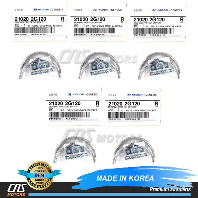   GENUINE   Crankshaft Main Bearing for 08-18 Hyundai Kia 1.6 2.0 2.4 210202G120