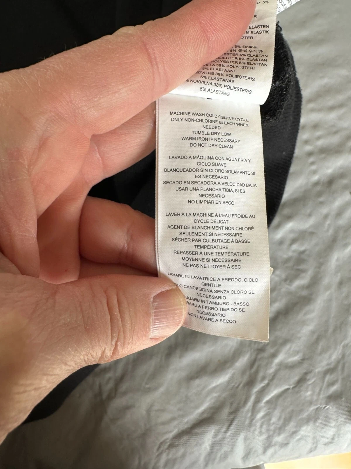 Felpa donna Michael Kors nera con cappuccio media manica lunga pullover cotone con cappuccio