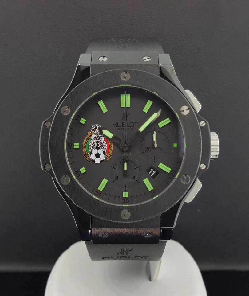 Hublot Big Bang 44mm 'Orgullo de México' Edición Limitada de 250 Cerámica Negra Bonita Foto 2 de 4