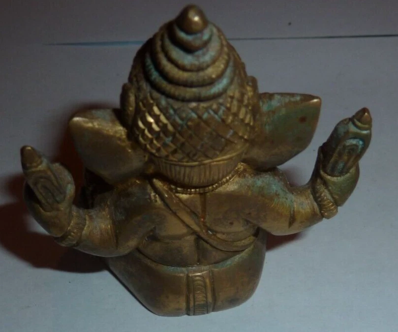 beau bronze indien figurant le dieu Ganesh, avis aux amateurs/collectionneurs! - Photo 2/4
