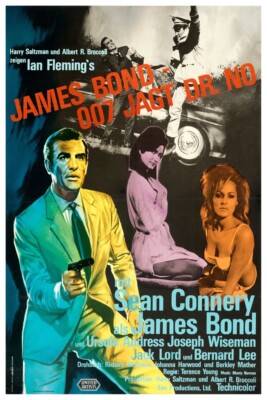 JAMES BOND - DR NO - GERMAN - 11''X17 - 12''X18'' BUY 2 GET 1 FREE!