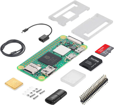 RasTech Raspberry Pi Zero 2 W Starter Kit w/ 32GB Micro SD Card