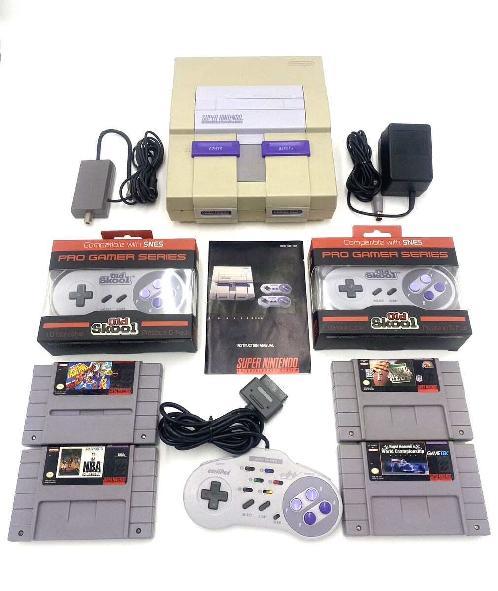 Super Nintendo Entertainment System Orig SNES Console SNS-001 Video Game 