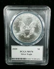 New Listing2020 $1 American Silver Eagle .999 FINE NGC MS70 PREMIER LABEL Hazing #7322