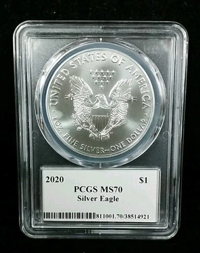 New Listing2020 $1 American Silver Eagle .999 FINE NGC MS70 PREMIER LABEL Hazing #7322