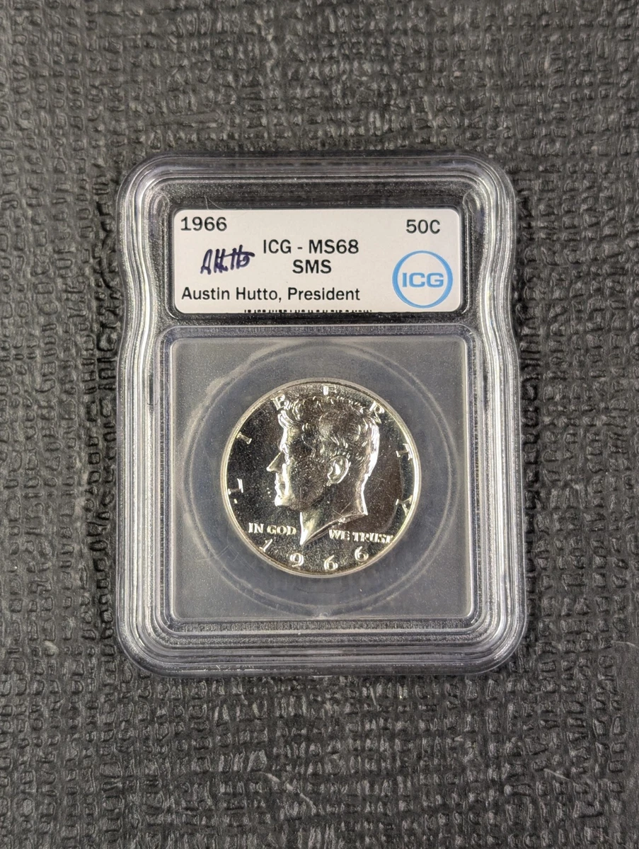 MS 68 Graded 1966 Kennedy US Half Dollars (1964-Now) for sale | eBay