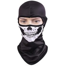 Skull Face Mask Balaclava Ghost Full Face Motorcycle Mask Halloween Costume