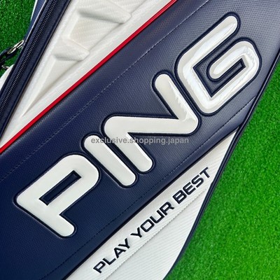 G*N様 PING PLAY YOUR BEST ゴルフバッグ Ping Golf XLT Cart Bag 9in Navy 5-way Divider 2025 Model