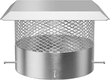 GARVEE Chimney Cap Cover Stainless Steel Round Flue Bolt-On Weatherproof 6"-18"
